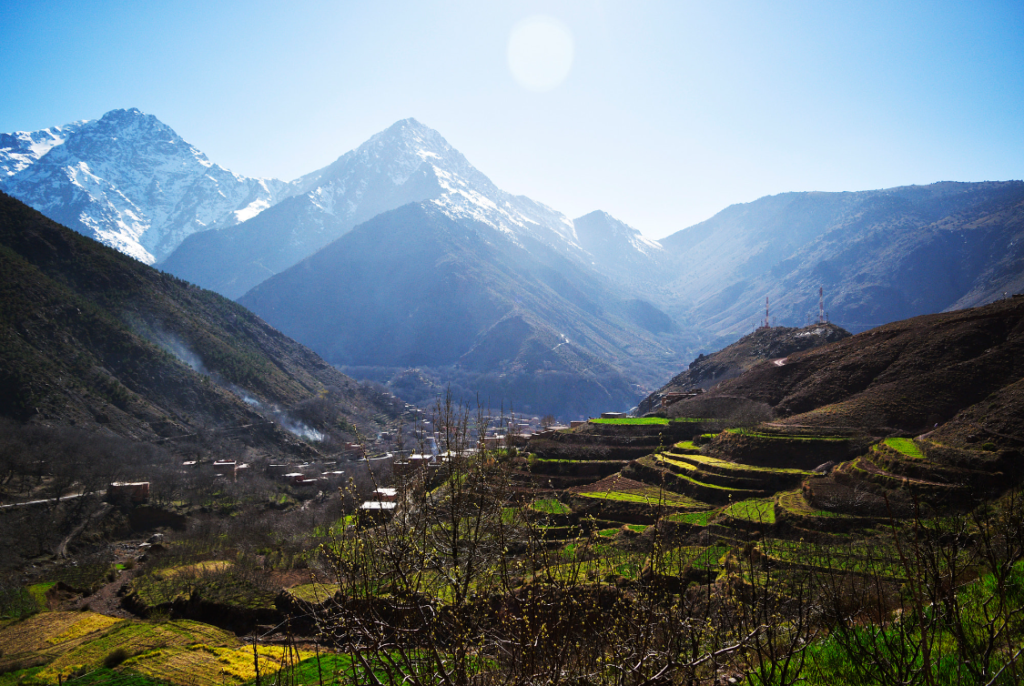 Les montagnes de l'Atlas